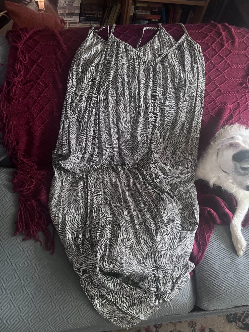 Plus size Maxi Dress with Tassels Size X